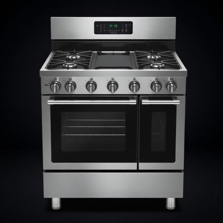 Estufa Industrial 6 Quemadores con Horno